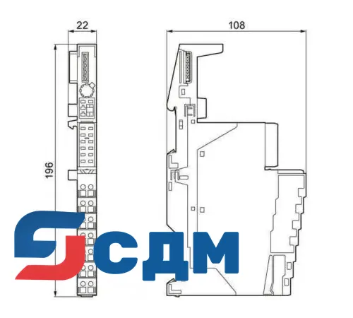 3RK1903-0AA00 Терминальные модули для силовых модулей ET 200S
