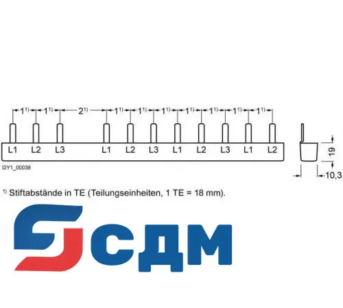 5ST3654 Сборные шины 5ST для модульных устройств