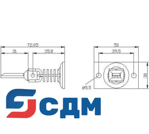 3SE5000-0AV05 Корпуса шириной 31 мм в соответствии с EN 50047