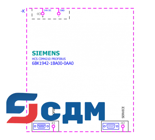 6BK1942-1BA00-0AA0 Центральный интерфейсный модуль (CIM)