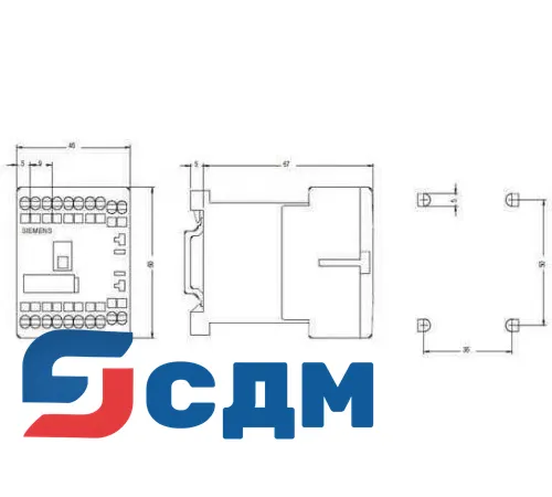 Силовое реле Siemens 3RH1131-2JB40