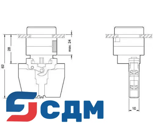 3SB3201-0AA51 Комплектная комбинации устройств