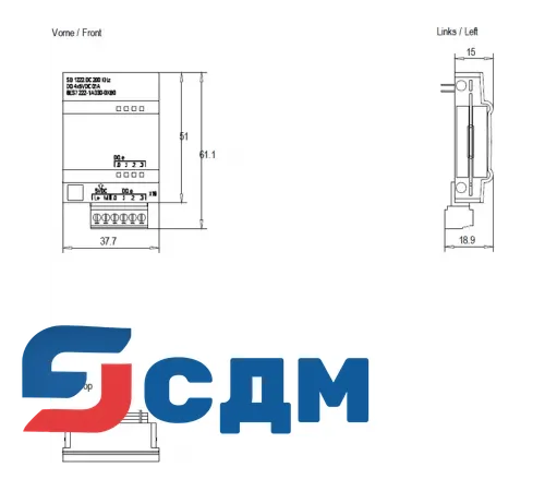 6ES7222-1AD30-0XB0 Программируемый контроллер