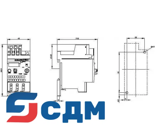 3RU2116-0AC1 3RU2 до 40 A для стандартных применений