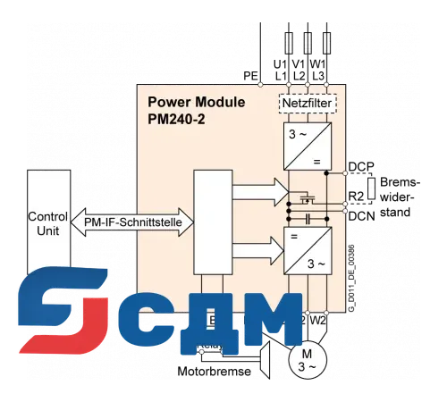 6SL3210-1PE14-3AL1 Частотный преобразователь Сименс