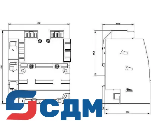 3RV2917-1A Система ввода электропитания 3RV29