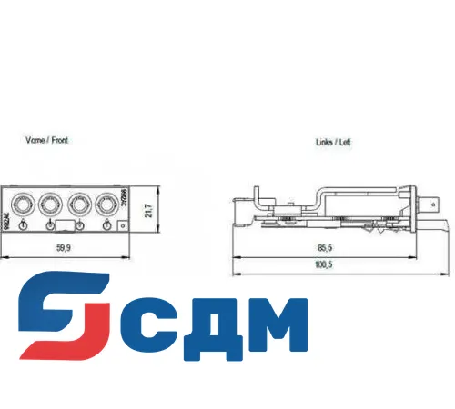 6GK5991-2AC00-8AA0 Конвертирующий модуль для SCALANCE X-300