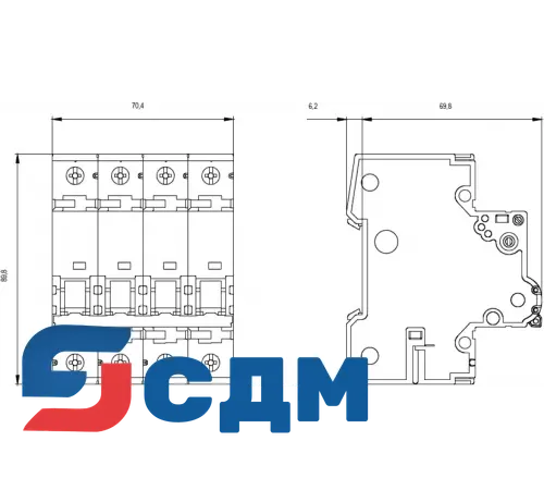 5SY6413-7 Автоматический выключатель
