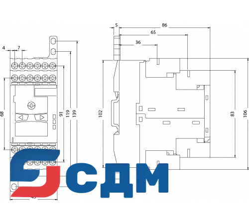 3RS2040-1GD50 Цифровые регулируемые реле DIN 3440