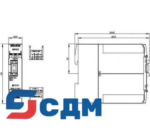 3SK2112-1AA10 SIRIUS 3SK2 basic units