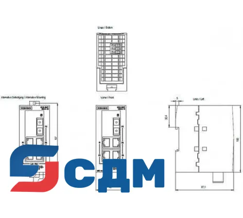 6GK5004-1GL00-1AB2 Неуправляемые коммутаторы SCALANCE XB-000