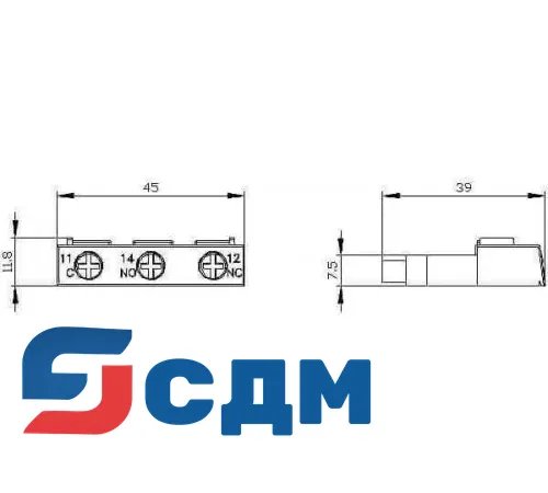 3RV2901-1G Дополнительные монтируемые принадлежности