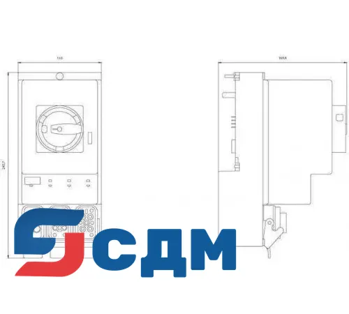 3RK1304-0HS00-6AA0 Модуль разъединителя для ET 200pro