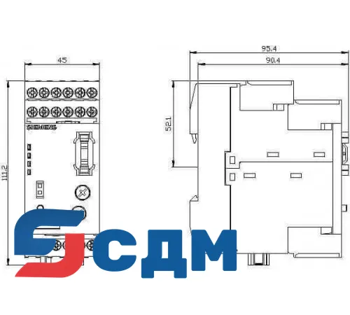 3RB2383-4AA1 3RB22, 3RB23 для высокофункциональных применений