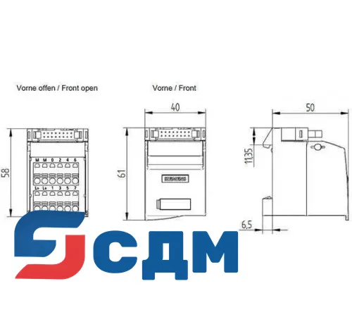 6ES7924-0AA20-0AC0 Клеммный блок