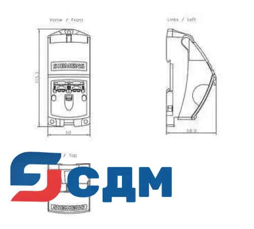 Siemens 6GK1901-1BE00-0AA3 Оптический кабель IE FO Cord