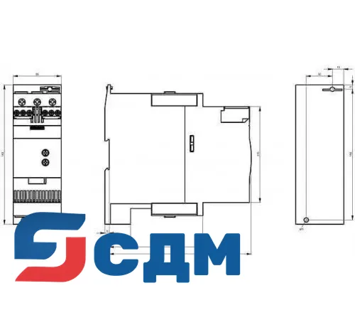 Siemens 3RW3037-1BB14 Устройство плавного пуска