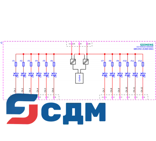 6BK1942-2CA00-0AA1 Модуль выходной мощности (POM)