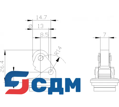 3SE5000-0AE12 Корпуса шириной 31 мм в соответствии с EN 50047