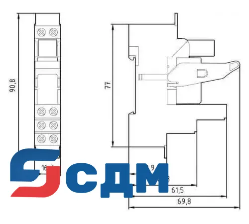 LZS:RT3B4T30 Промежуточные реле Siemens