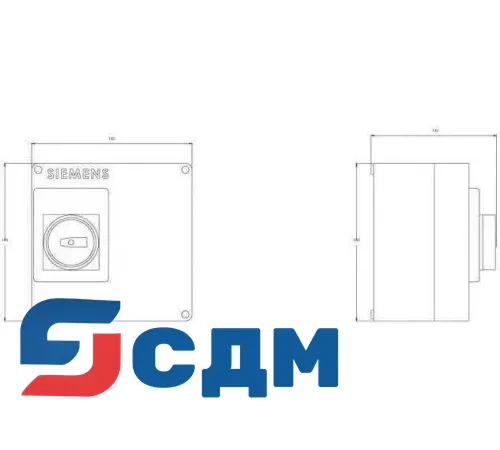 3RK4340-3ER51-0BA0 Пластиковый корпус, электромеханическая коммутация