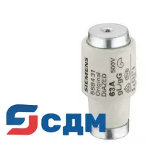 5SB411 Предохранитель DIAZED, установочная глубина 85 мм