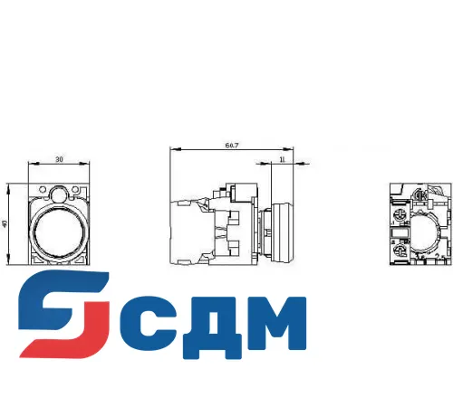 3SU1100-0AB10-1CA0 Кнопка