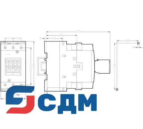 Контактор Siemens 3RT1046-1AR64