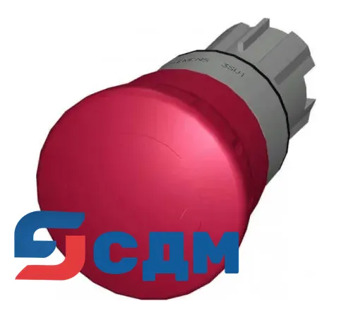 3SU1050-1HB20-0AA0 Кнопка грибовидная АВАРИЙНОЙ ОСТАНОВКИ