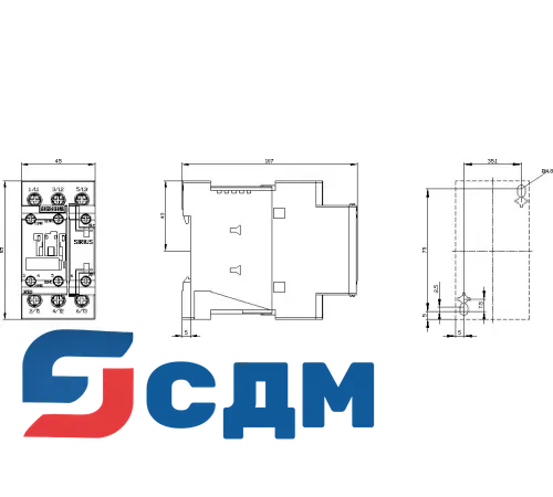 Контактор Siemens 3RT2027-1BB40