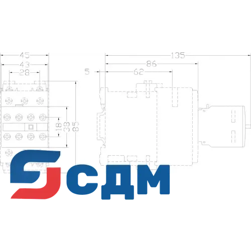 Вспомогательные контакты Siemens 3RH1921-1HA31