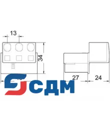 3RV1917-5D 3RV19 система подачи