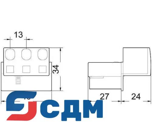 3RV1917-5D 3RV19 система подачи