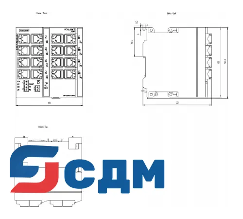 6GK5116-0BA00-2AA3 Неуправляемые коммутаторы SCALANCE X-100