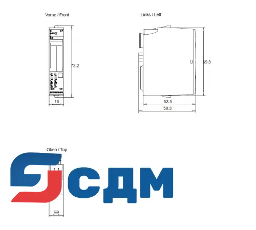6ES7131-6BF00-0CA0 Модуль ввода дискретных сигналов