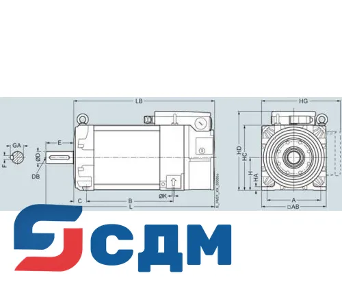 1PH8131-1.F1.-...1 1PH8 для SINAMICS S120 для производственных машин