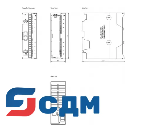 Siemens 6ES7322-1FF01-0AA0 Программируемый контроллер