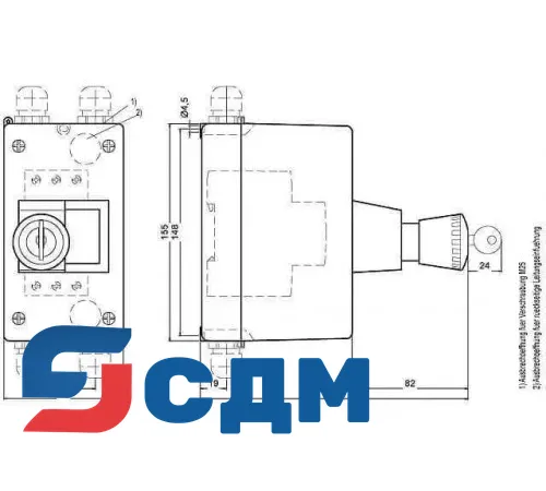 3RV1913-7E Корпуса и передние пластины