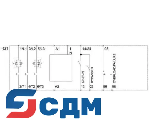 Siemens 3RW4037-1BB14 Устройство плавного пуска