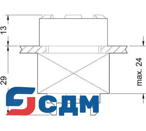 3SB3000-0AA23 Элемент управления
