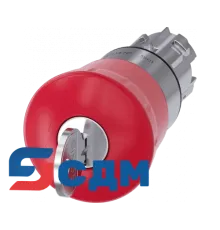 3SU1050-1HG20-0AA0 Кнопка грибовидная АВАРИЙНОЙ ОСТАНОВКИ