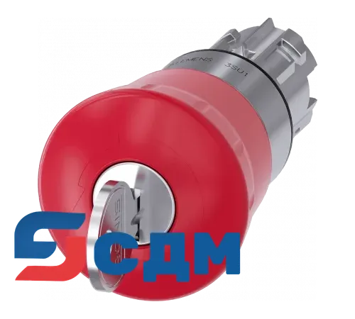 3SU1050-1HH20-0AA0 Кнопка грибовидная АВАРИЙНОЙ ОСТАНОВКИ