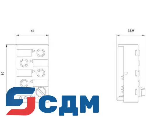 3RK1205-0CQ00-0AA3 Компактные FailSafe модули с AS-интерфейсом