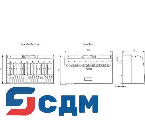6ES7924-0BG20-0BA0 Клеммный блок