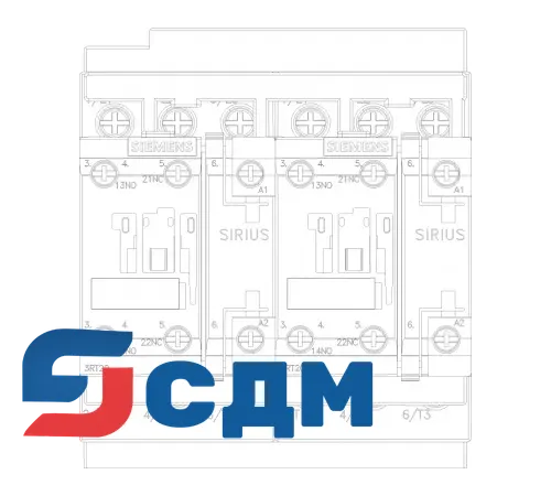 3RA2324-8XB30-1AL2 Реверсивные контакторные сборки SIRIUS 3RA23