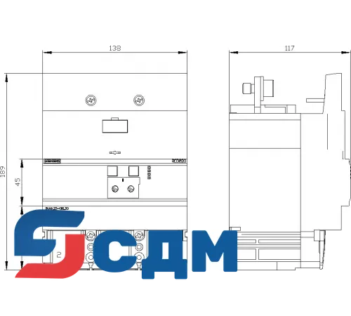 3VA9323-0RL30 Устройства защитного отключения УЗО для 3VA2