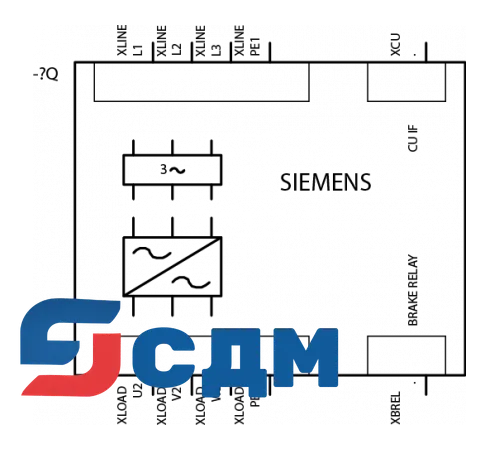 6SL3225-0BE33-0AA0 Частотный преобразователь Сименс