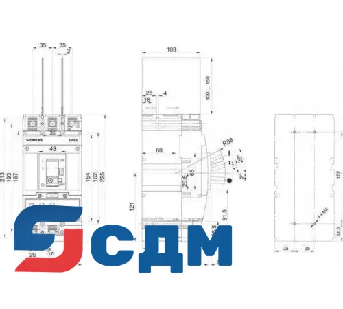3VT2725-3AA36-0AA0 Основное устройство