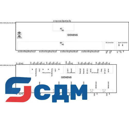 6SL3111-4VE21-0EA0 SINAMICS S120 Комбинированный силовой модуль