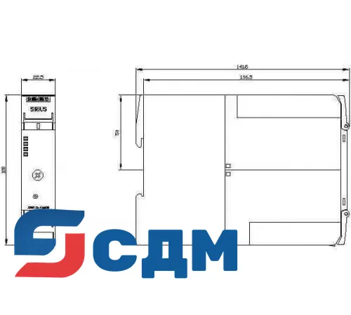 3RM1107-1AA04 SIRIUS 3RM1 пускатель двигателя